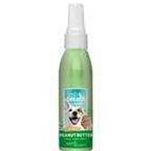 4 oz. Tropiclean Fresh Breath Oral Care Spray Peanut Butter For Pets - Hygiene